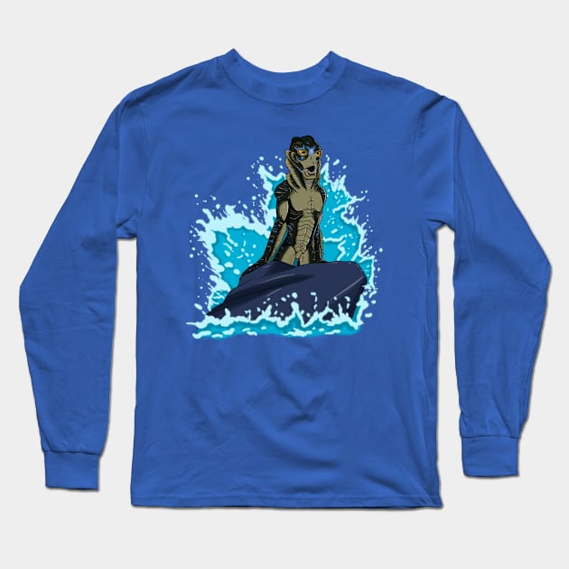 The little Amphibian man Long Sleeve T-Shirt by MarianoSan